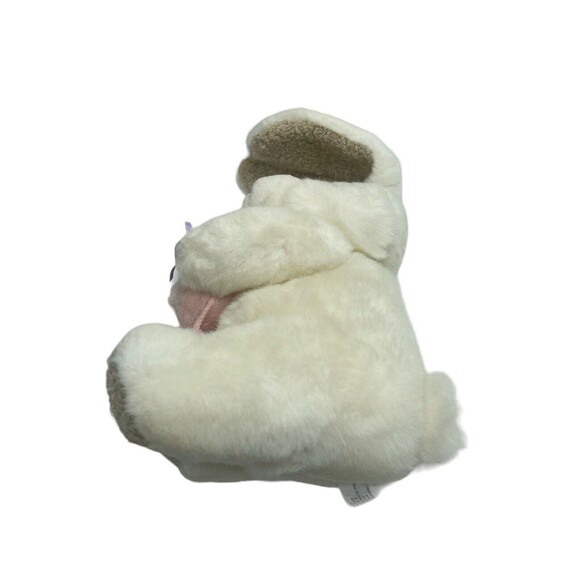 VTG Chosun Momma & Baby Plush White Bunny Rabbit Holding Pink Baby Bunny Toy - Picture 9 of 14